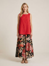 katoenen mouwloze dames top 126093 - wendy trendy