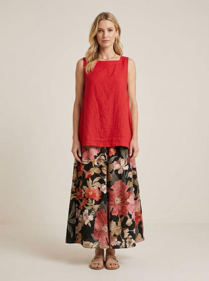 katoenen mouwloze dames top 126093 - wendy trendy