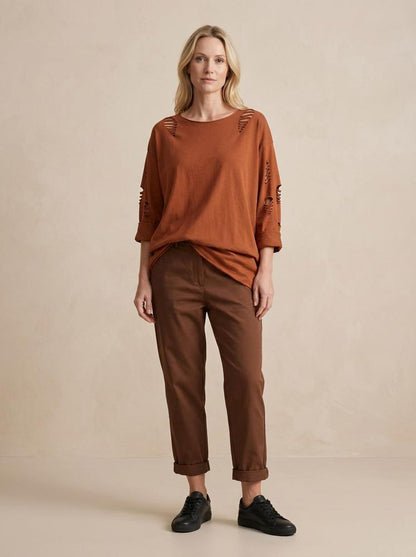 comfortabele viscose stretch broek 826116 - wendy trendy