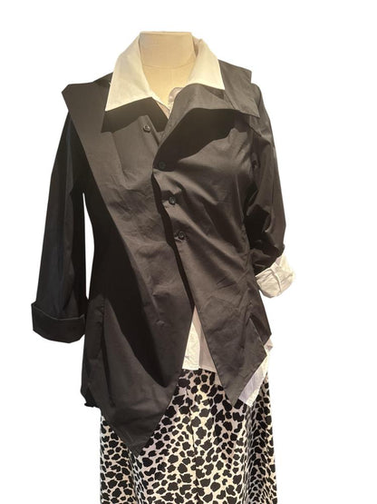 comfortabele katoenmix vest 260043 260043 - wendy trendy