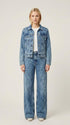 stijlvolle denim katoenen jas 260028 - wendy trendy