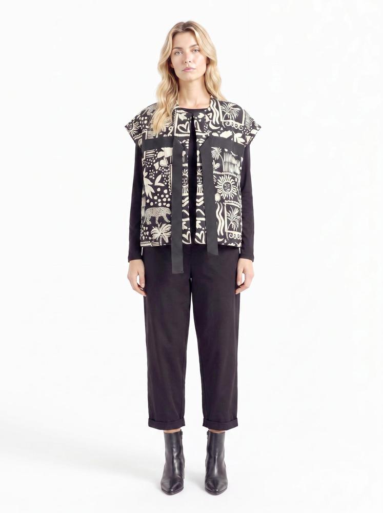 trendy mouwloze damesjas 126120 - wendy trendy