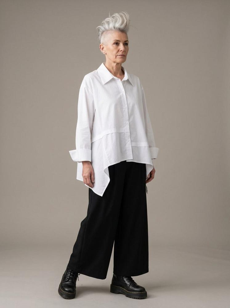 elegante katoenen blouse design 240726 - wendy trendy