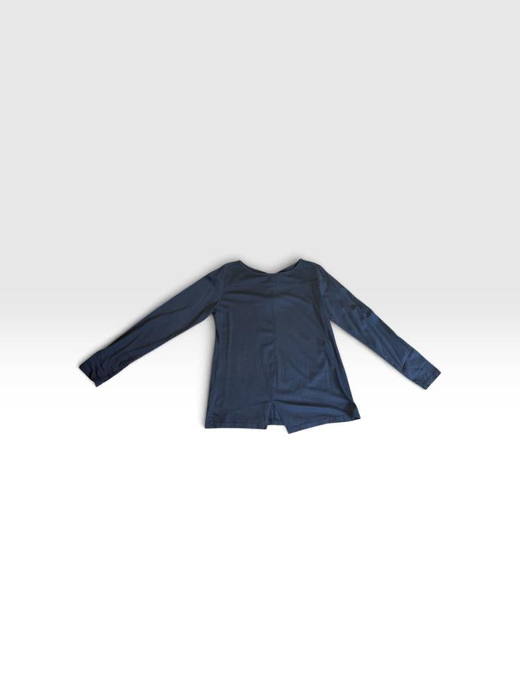 comfortabel katoenen longsleeve shirt 88465 - wendy trendy