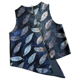 asymmetrische bladprint top 250729 - wendy trendy
