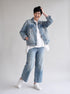wijde damesjeans van katoen 260029 - wendy trendy