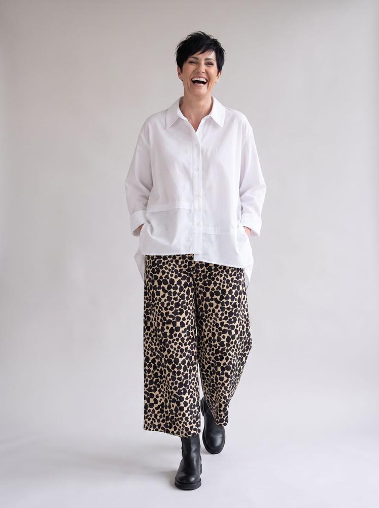 stijlvolle katoenen culotte broek 826107 - wendy trendy
