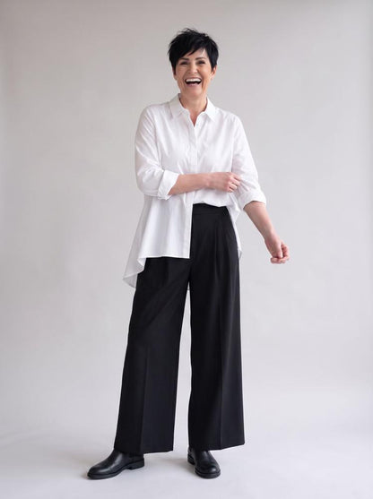 elegante wijde culotte broek 791421 - wendy trendy