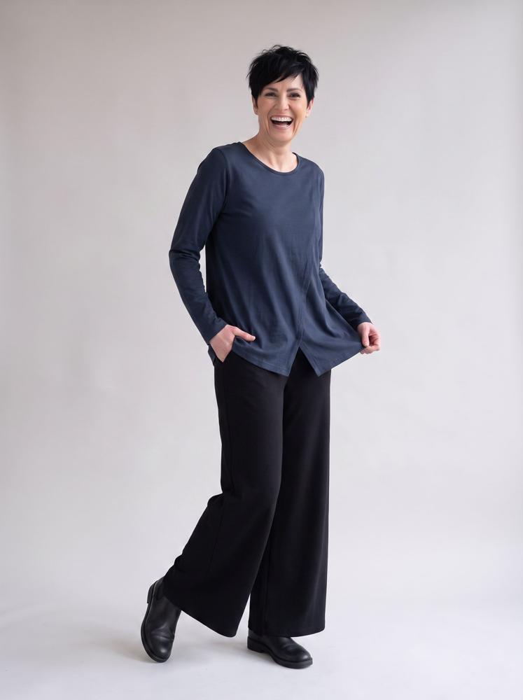 comfortabel katoenen longsleeve shirt 88465 - wendy trendy