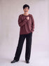trendy geperforeerde dames sweater 17102 - wendy trendy