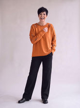 trendy geperforeerde dames sweater 17102 - wendy trendy