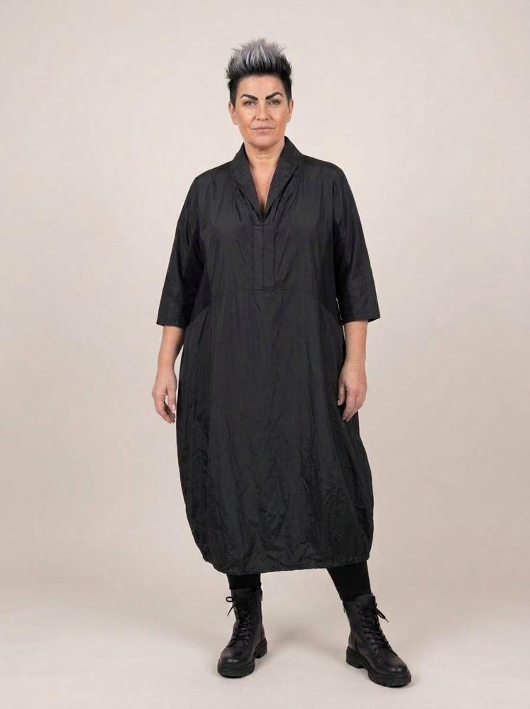 elegante zwarte midi jurk 262600 - Sinne Design