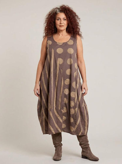 bohemian katoenen jurk 8317aw - Moonshine