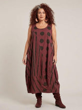 bohemian katoenen jurk 8317aw - Moonshine