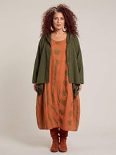 bohemian katoenen jurk 8317aw - Moonshine