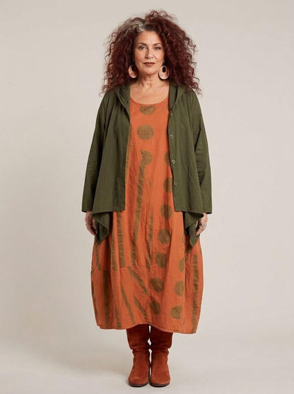 bohemian katoenen jurk 8317aw - Moonshine
