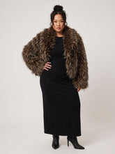 teddyaw namaakbont vest luxe teddyaw - Rose