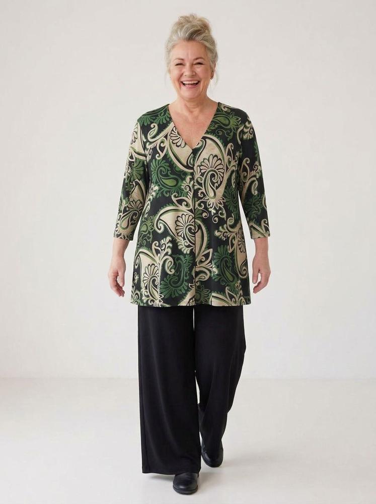 paisley print tuniek shirt rinaaw - Ophilia