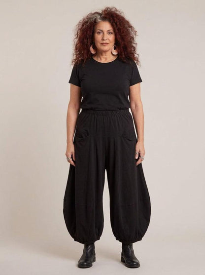 comfortabele jersey harem broek 8318aw - Moonshine