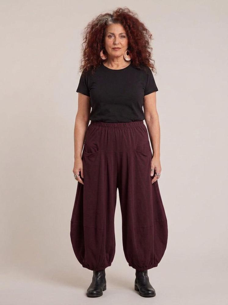 comfortabele jersey harem broek 8318aw - Moonshine