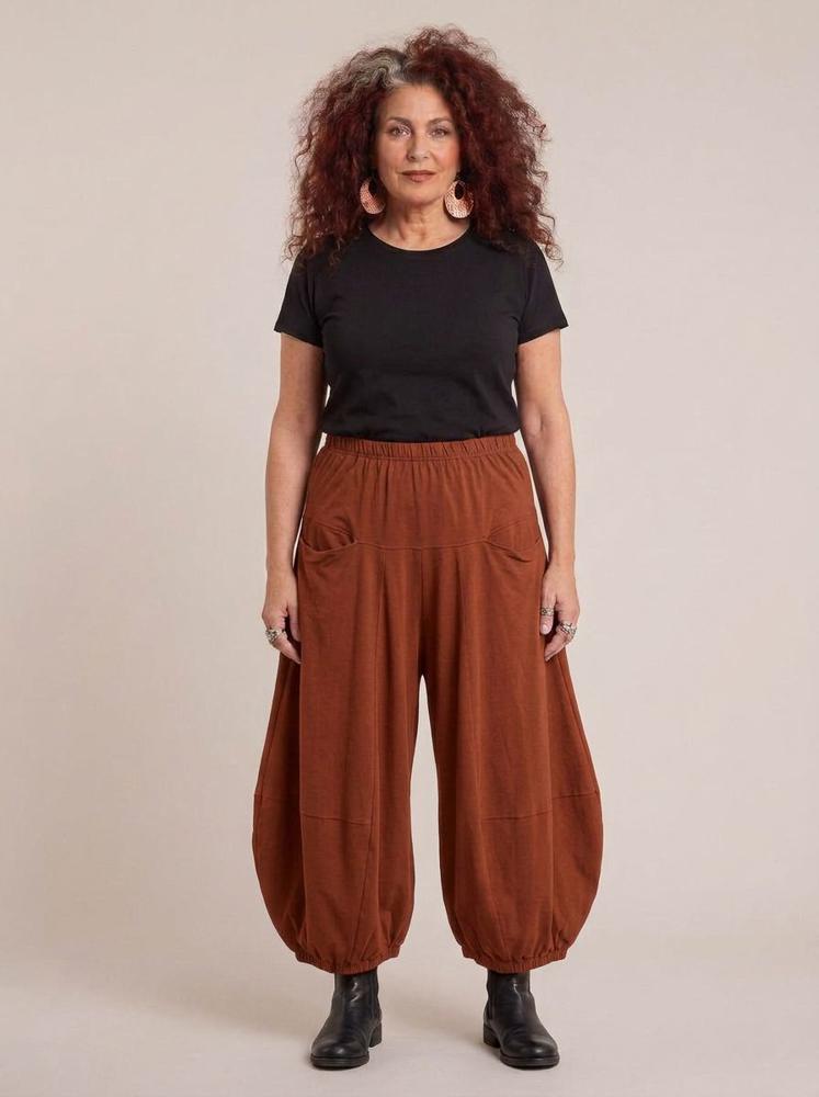 comfortabele jersey harem broek 8318aw - Moonshine