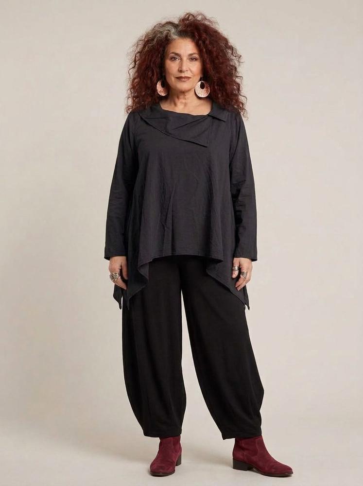 casual katoenen blouse dames 8335aw - Moonshine