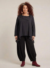 casual katoenen blouse dames 8335aw - Moonshine