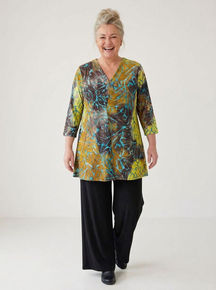 tie-dye boho tuniek shirt rinatye die aw - Ophilia