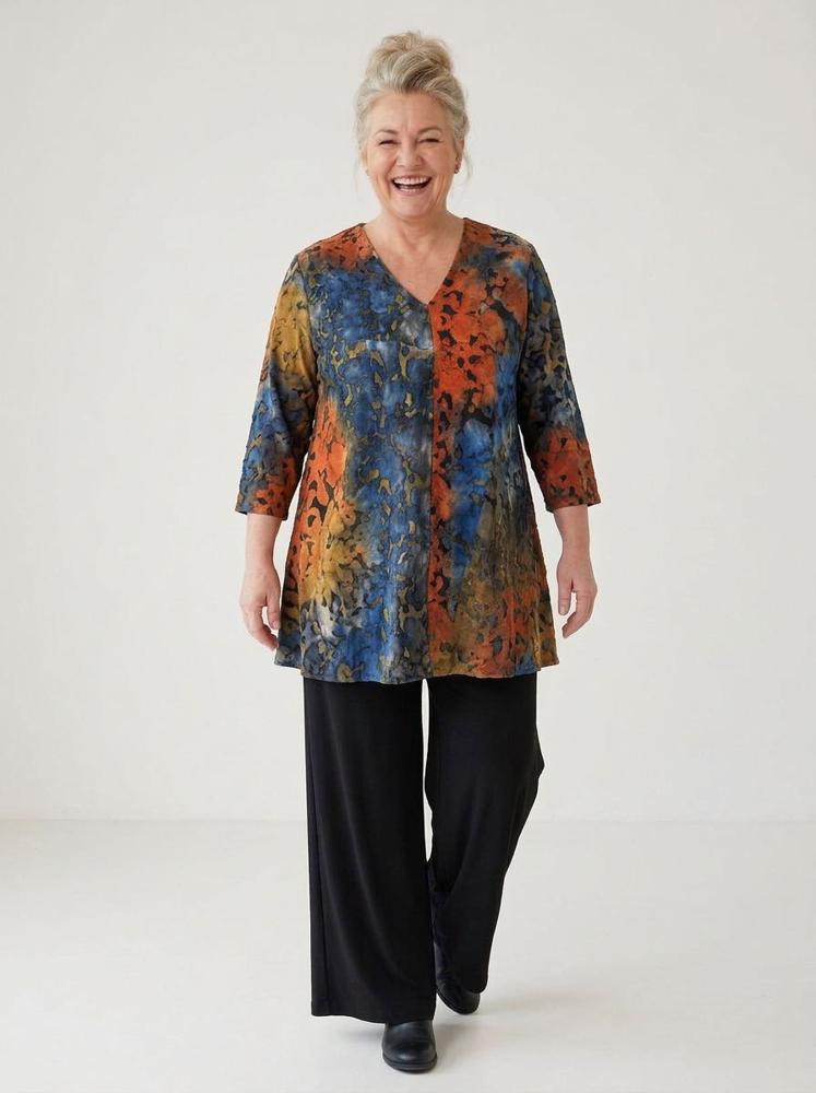 tie-dye boho tuniek shirt rinatye die aw - Ophilia