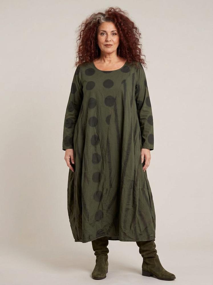 stijlvolle katoenen jurk met print 8333aw - Moonshine