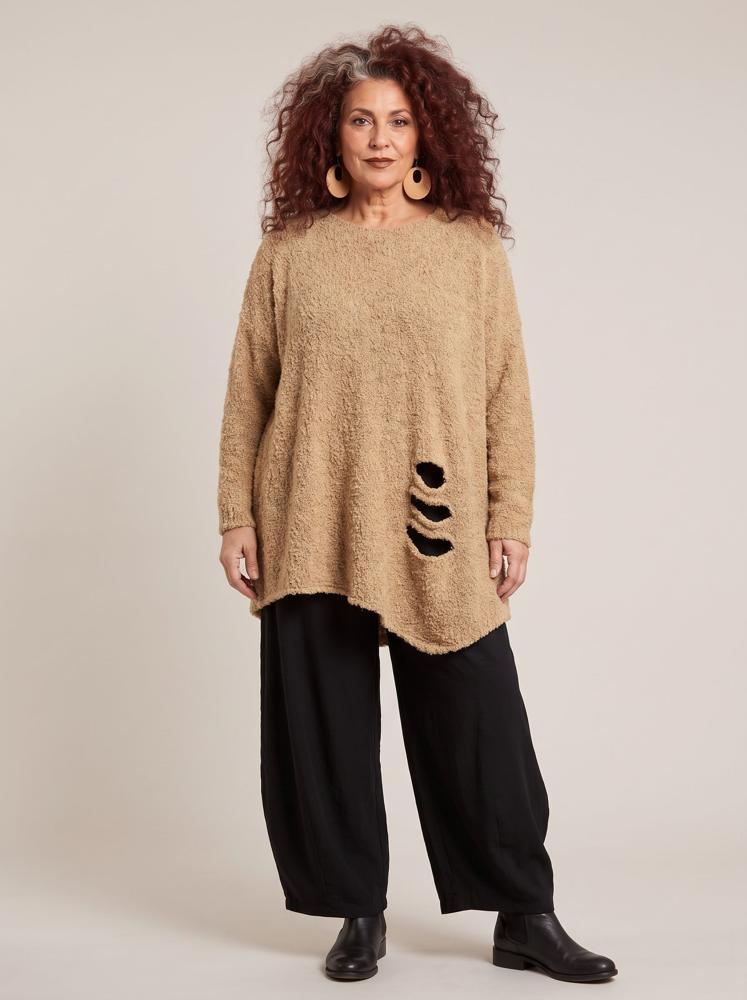 knusse alpaca-wollen trui 251aw - Moonshine
