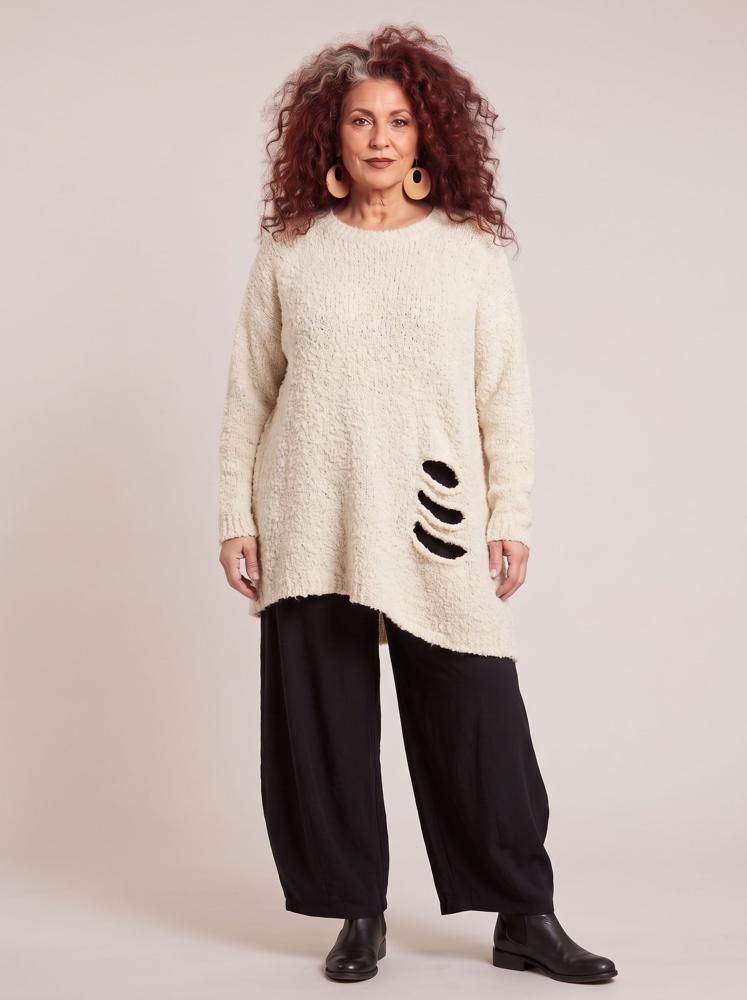 knusse alpaca-wollen trui 251aw - Moonshine