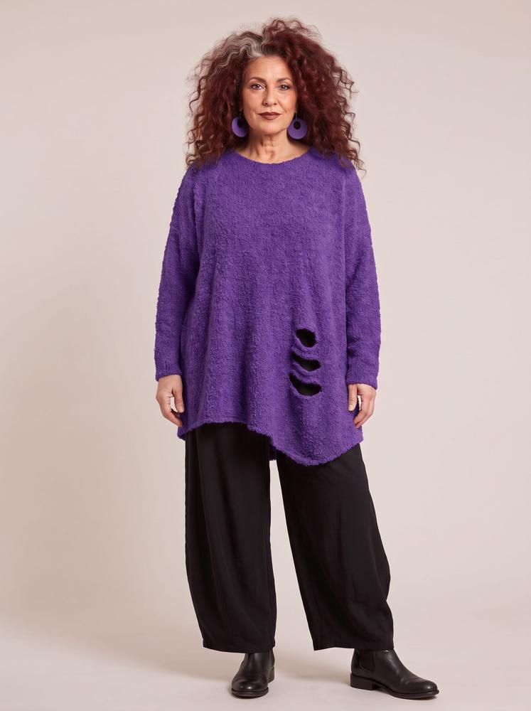 knusse alpaca-wollen trui 251aw - Moonshine