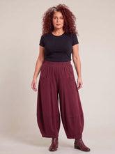 comfortabele jersey harem broek 8318aw - Moonshine