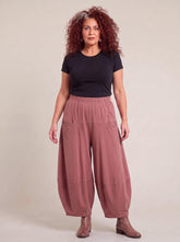 comfortabele jersey harem broek 8318aw - Moonshine