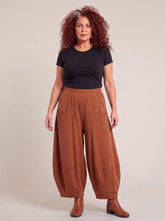 comfortabele jersey harem broek 8318aw - Moonshine
