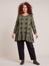 stijlvol gestreept polka dot shirt 8326aw - Moonshine