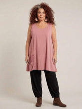 luchtige katoenen dames top 8308aw - Moonshine