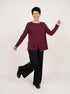 comfortabel katoenen longsleeve shirt 88465 - wendy trendy