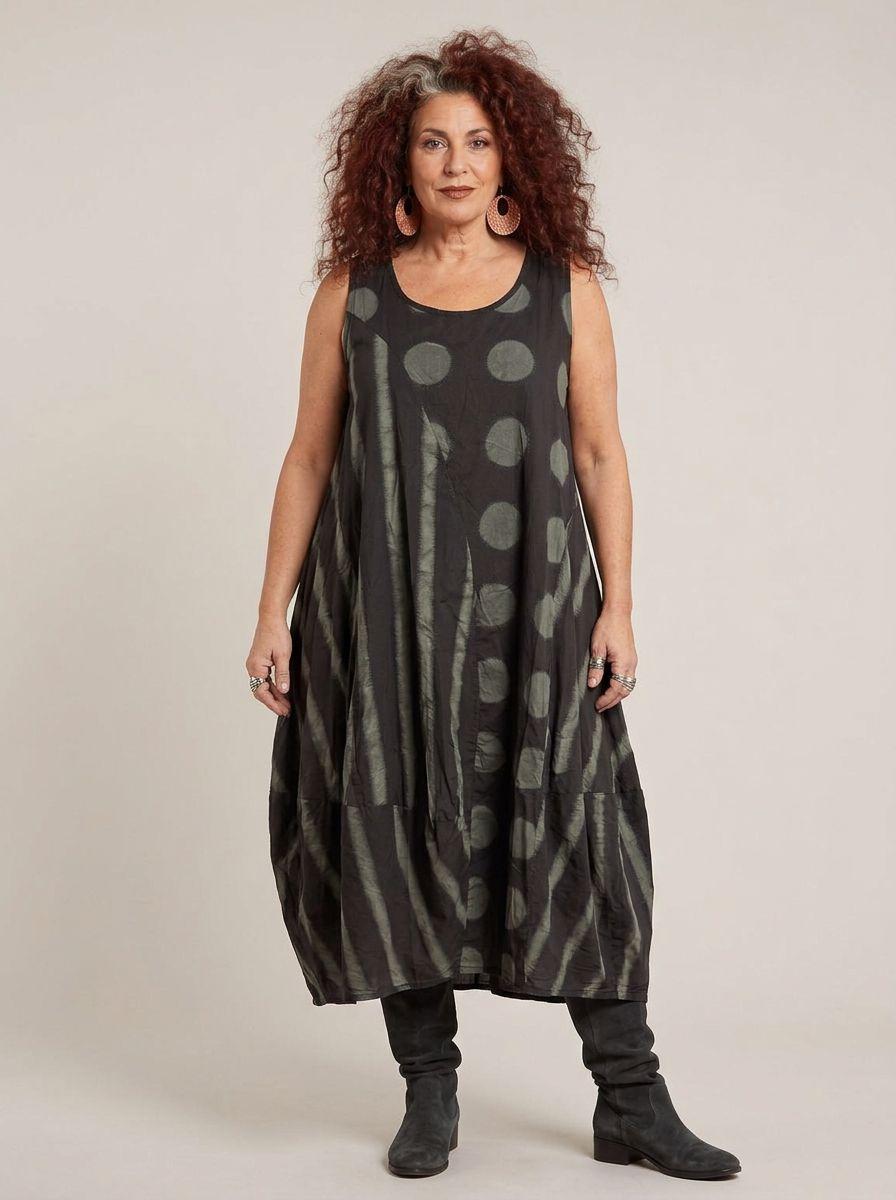 bohemian katoenen jurk 8317aw - Moonshine