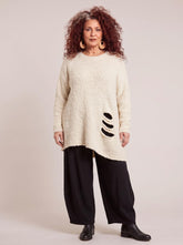 knusse alpaca-wollen trui 251aw - Moonshine