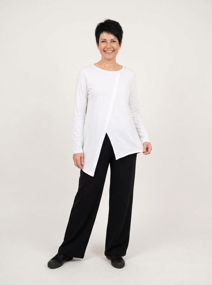 asymmetrisch katoenen dames t-shirt 126018 - wendy trendy