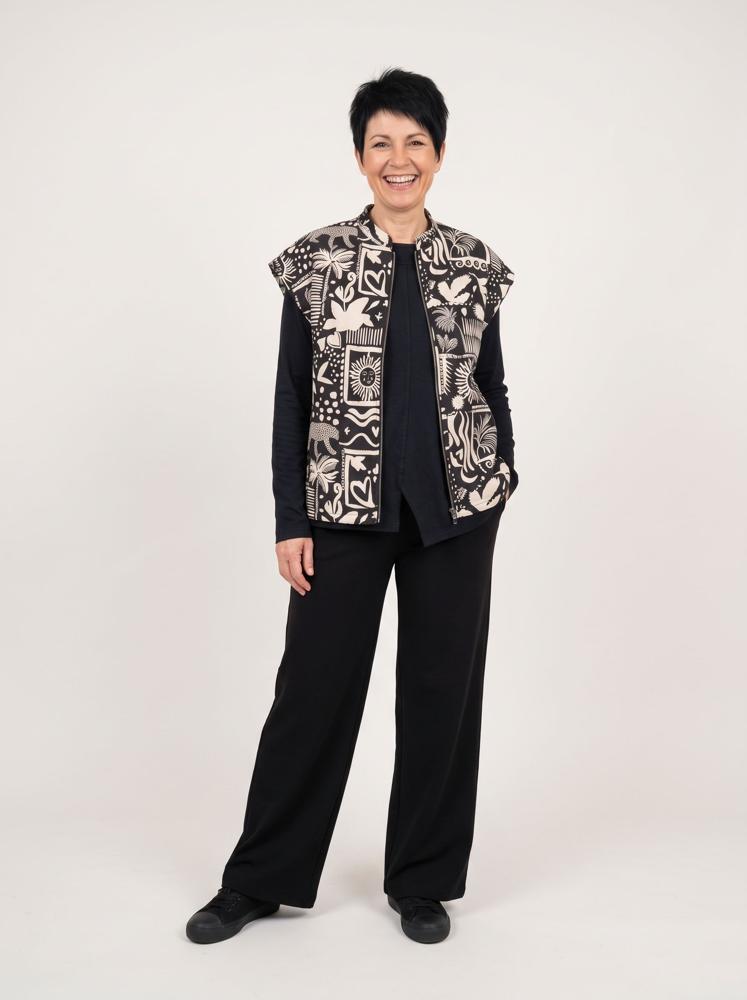 trendy mouwloze damesjas 126120 - wendy trendy