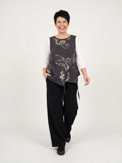 floral elegante katoenen top 125149 - wendy trendy