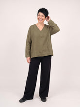 comfortabele v-hals dames top 126129 - wendy trendy