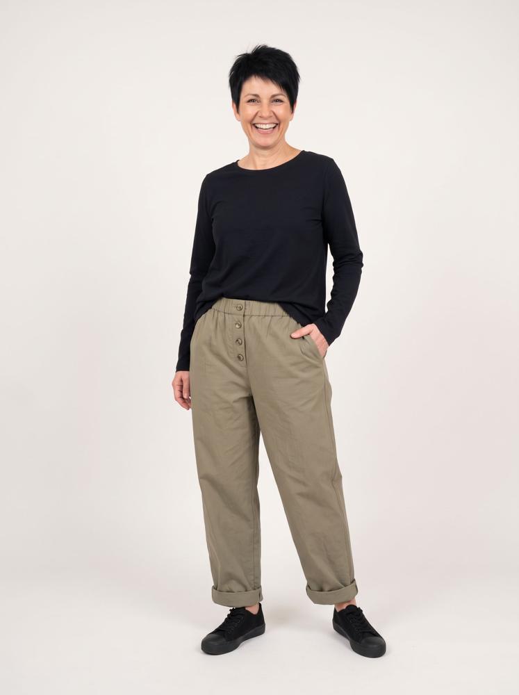 katoenen comfortabele broek 241031 241031 - wendy trendy