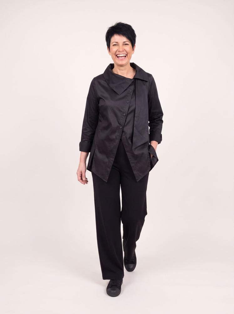 comfortabele katoenmix vest 260043 260043 - wendy trendy