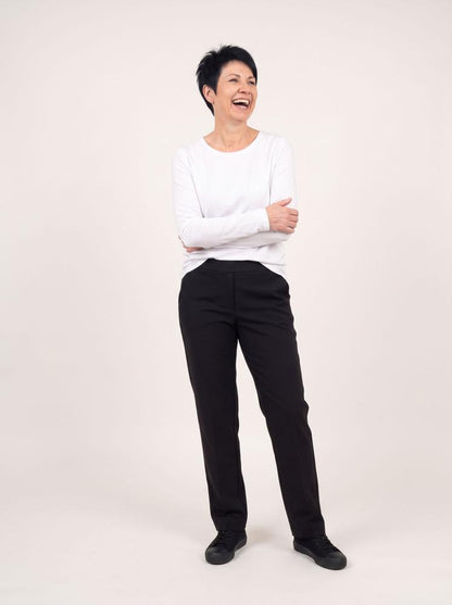 comfortabele viscose stretch broek 826116 - wendy trendy