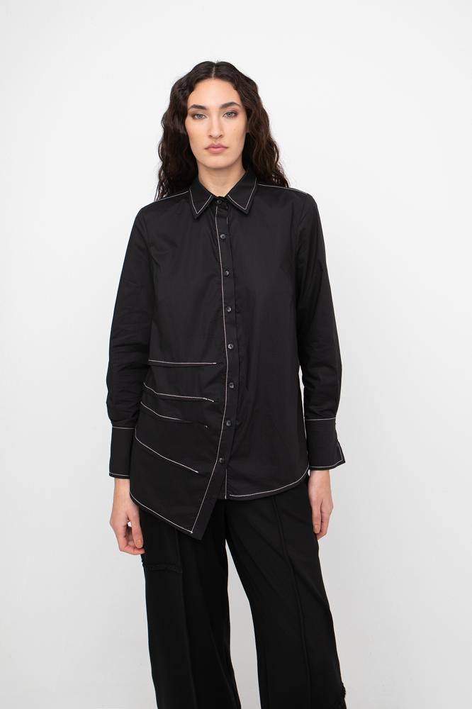 elegante katoenen damesblouse 777004 - Ozai N Kü