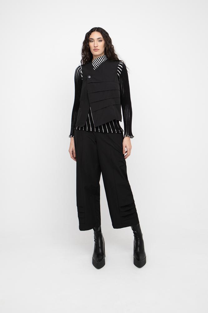 veelzijdige broek met hoge taille en wijde pijpen 777034 - Ozai N Kü